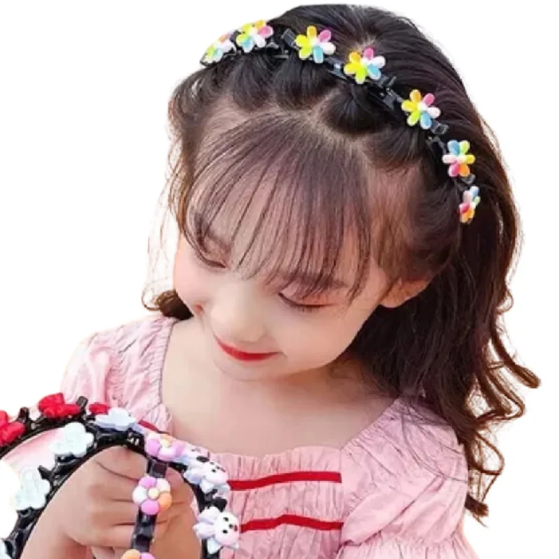Kit 2 Tiaras de Flor Penteado infantil Florzinha