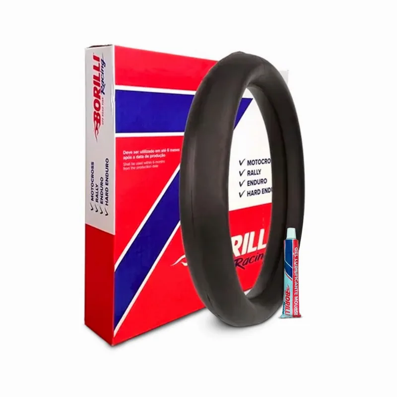 Kit Pneu Borilli 90/90-21 Enduro Soft 7days + Mousse + Gel