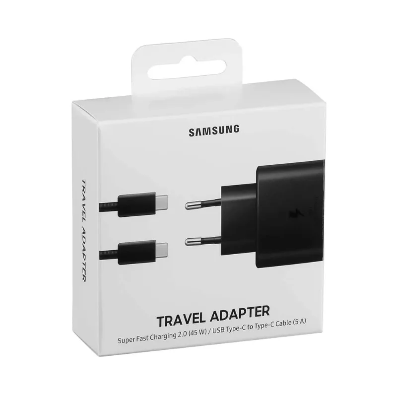 Carregador De Viagem Samsung Super Fast Charging 45W