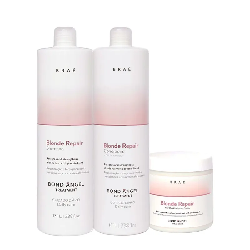 Kit Braé Blond Repair Trio Litro (3 produtos)