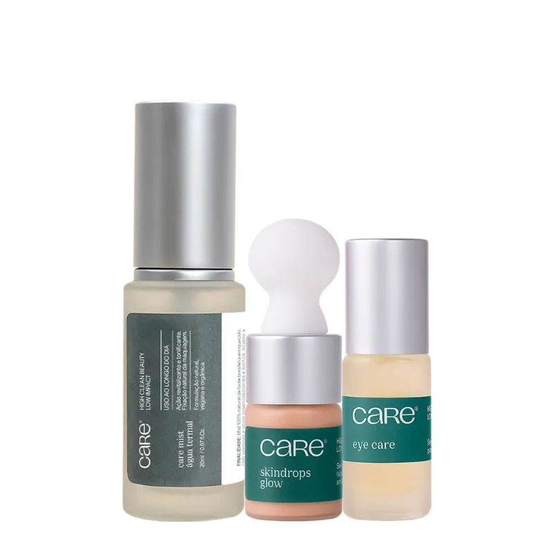 Care Natural Beauty Skindrops Glow Eye Sérum e Bruma Mini (3 produtos)
