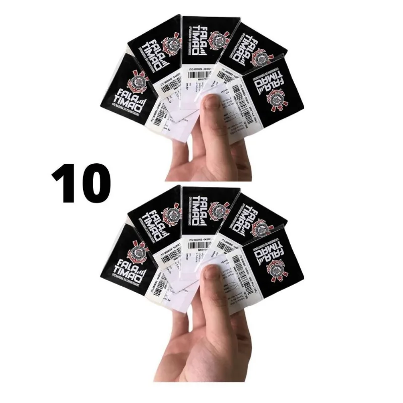 Kit 10 Chip De Times Pré Pago Ddd Nacional Cor10