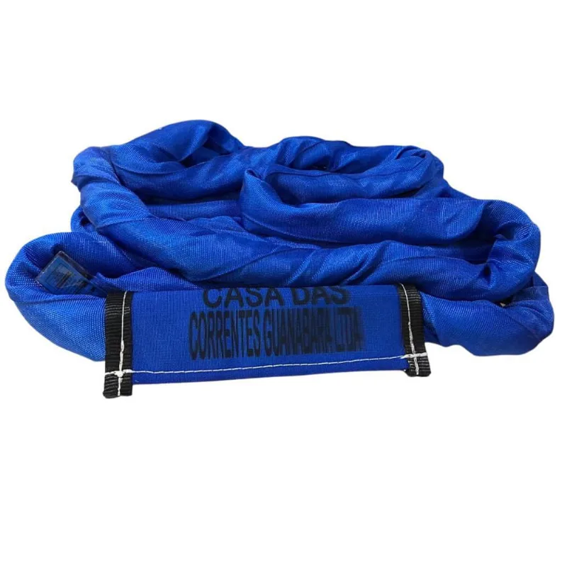Cinta Tubular Anel Elevação de Cargas 8t 5m - Azul