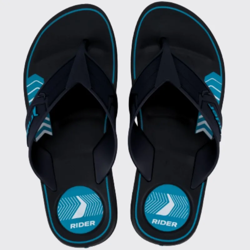Chinelo De Dedo Urbano Confort Masculino Rider Star 12064 - Azul Escuro/azul - 42