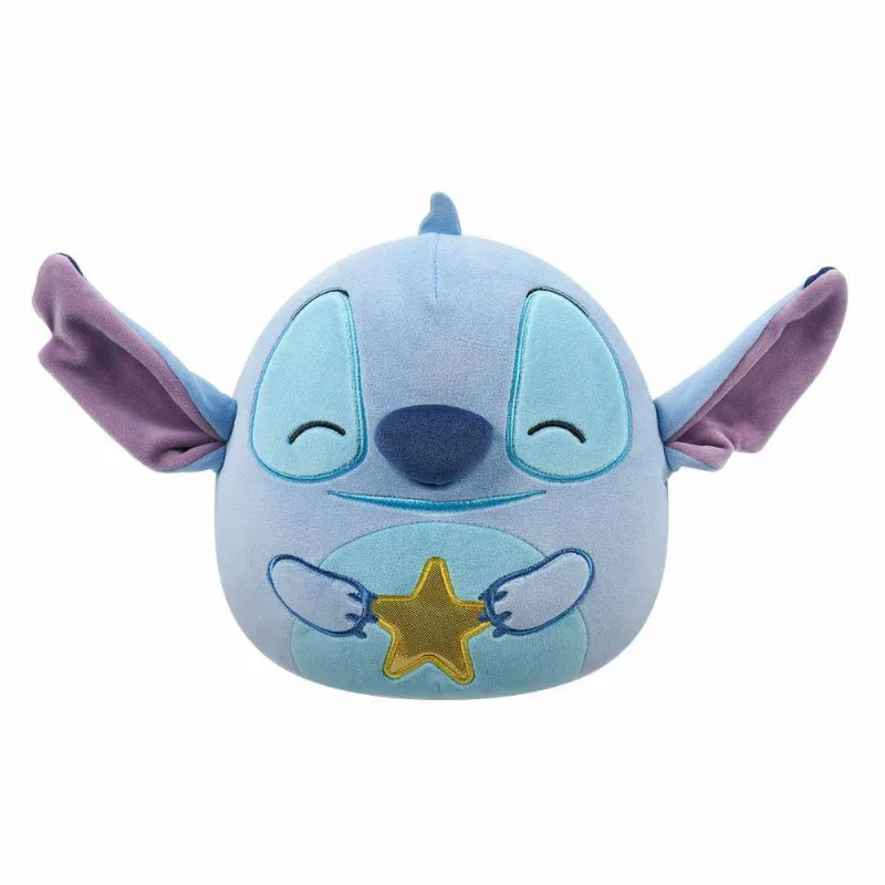 Pelúcia Squishmallows 20Cm Do Stitch Com Estrela - Disney