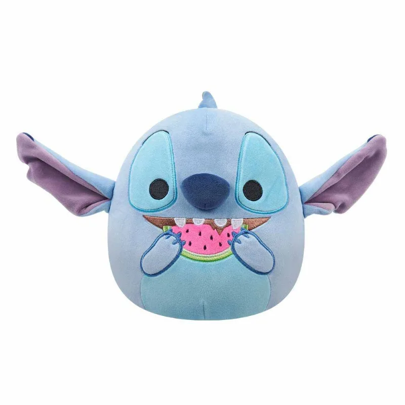 Pelúcia Squishmallows 20Cm Do Stitch Com Melância - Disney