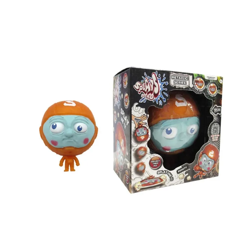 Boneco Elástico Redkty De 10Cm Série Metálica - Splats Head