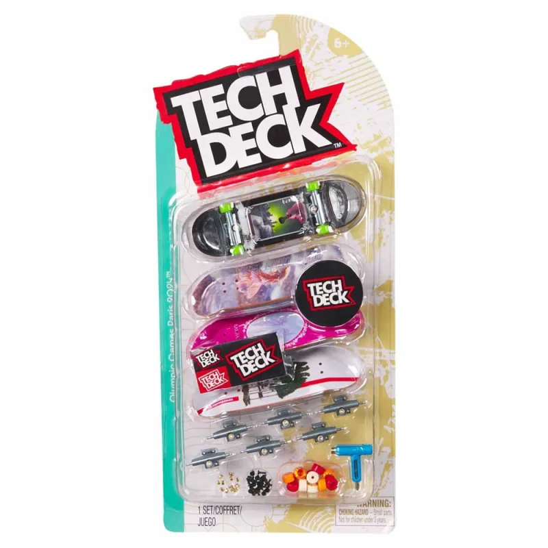 Kit 4 Skate de Dedo Coleção Shane 2024 - Tech Deck - Não Disponível - Brinquedos