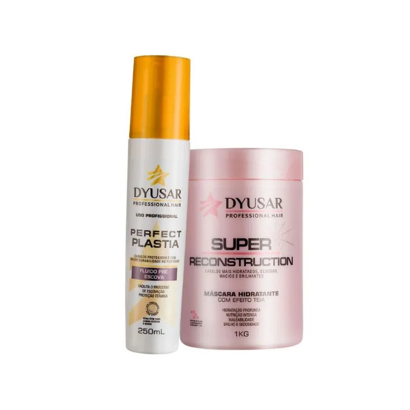 Mascara Profissional Reconstrução 1Kg + Fluido Capilar 250Ml