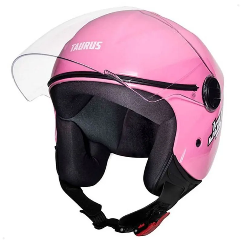 Capacete Feminino Rosa Joy23 Aberto Marca Taurus Tamanho 56