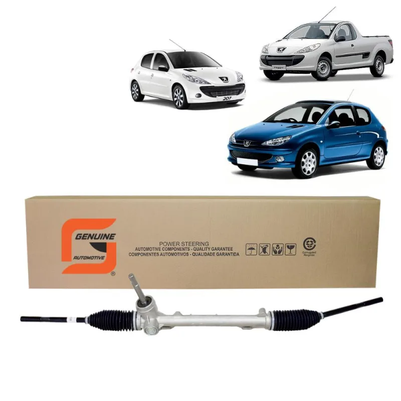 Caixa de Direção Mecânica Peugeot 206 207 Hoggar 1.0 1.4 1.6 - Não Disponível - Automotivo