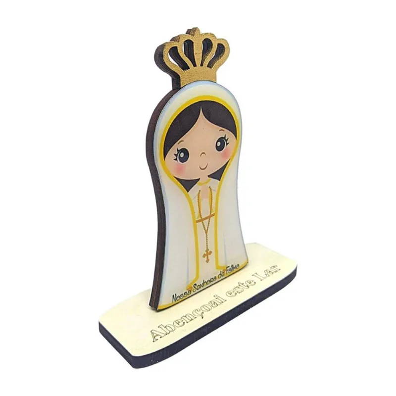 Nossa Senhora Fatima Baby Lembrancinha 13cm