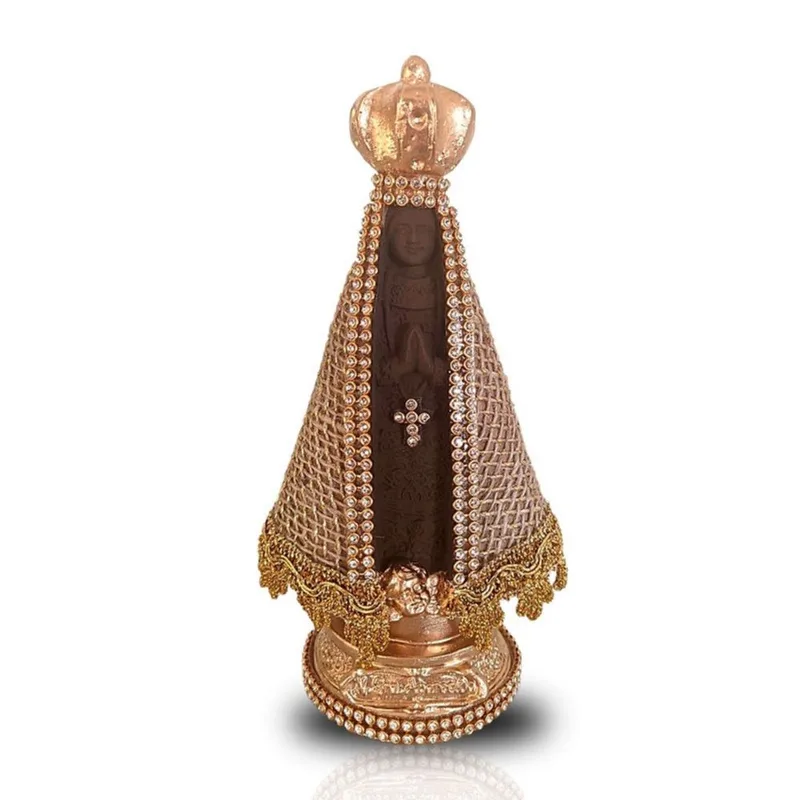 Imagem Nossa Senhora Aparecida Estilizada Decorativa 17cm