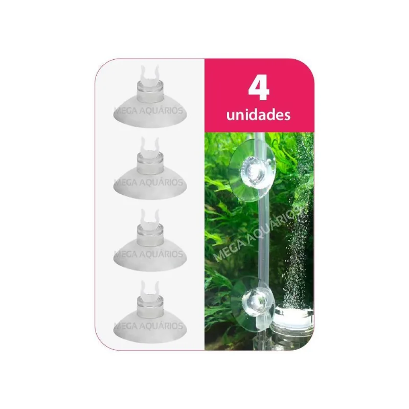 Acessório Compressor Ventosa Clip Organizar Mangueira Kit 4