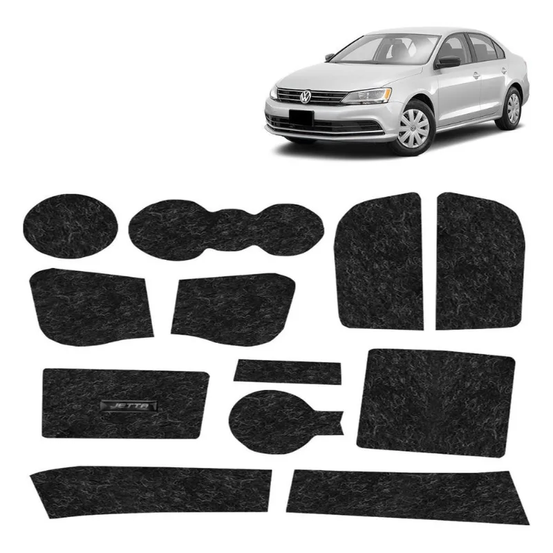 Kit De Forros Para Porta Objetos Anti Ruído Jetta 2017 2018