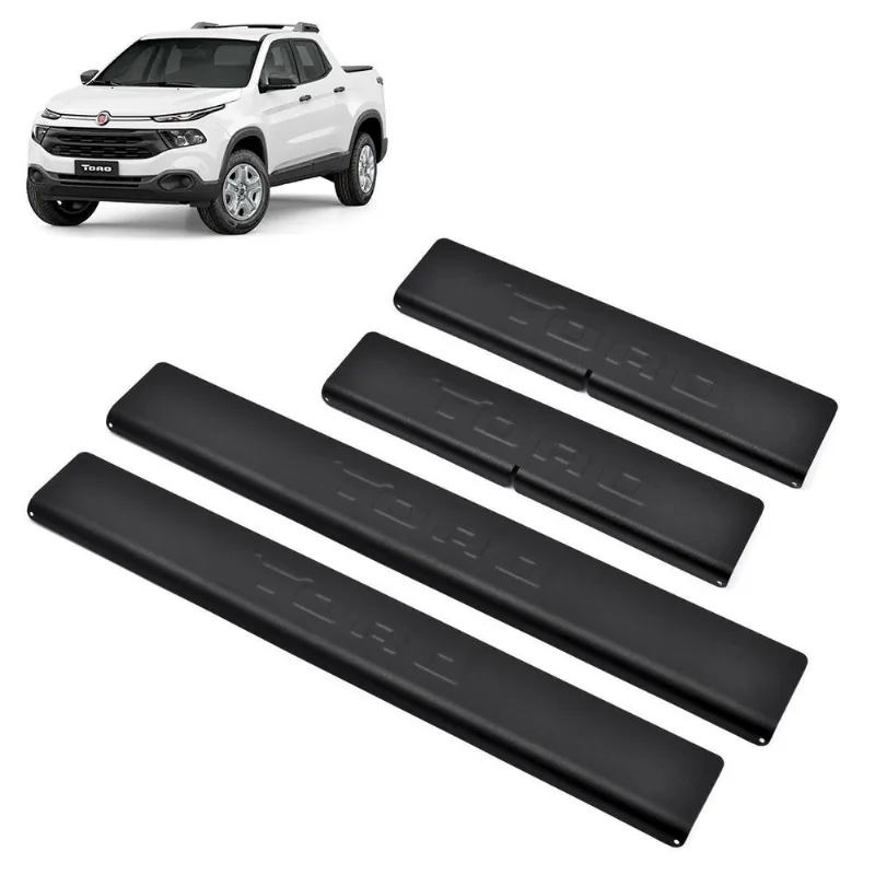 Soleira Aluminio Preta Black Original Brasikar Toro 2022