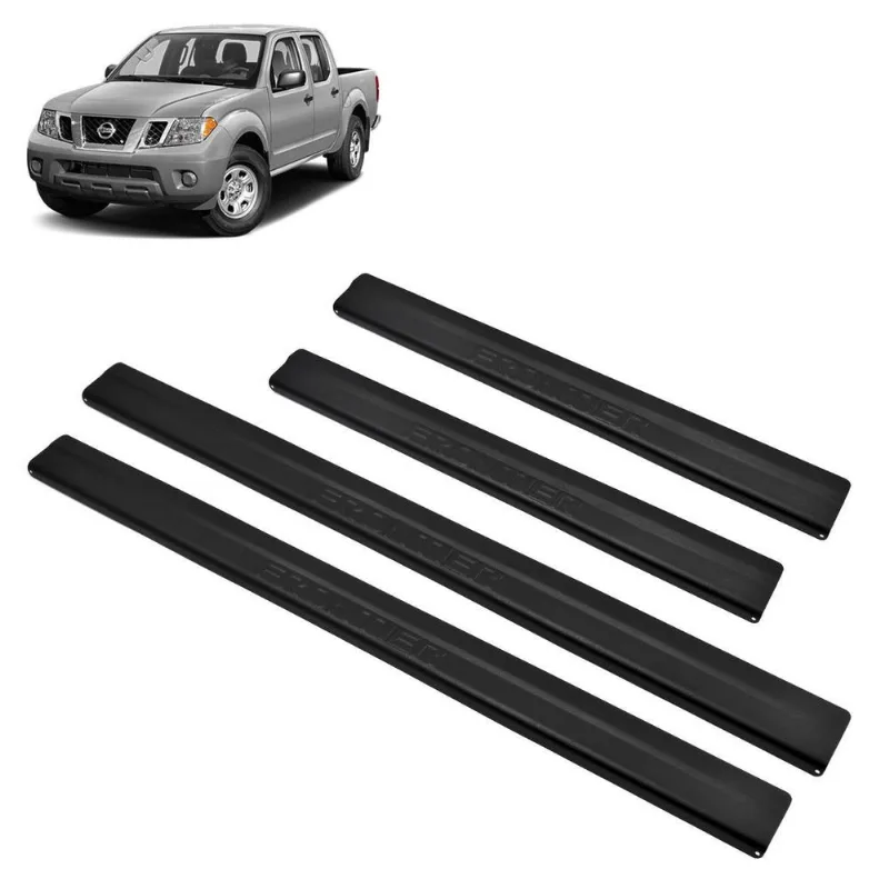 Soleira Aluminio Preta Black Original Brasikar Frontier 2009