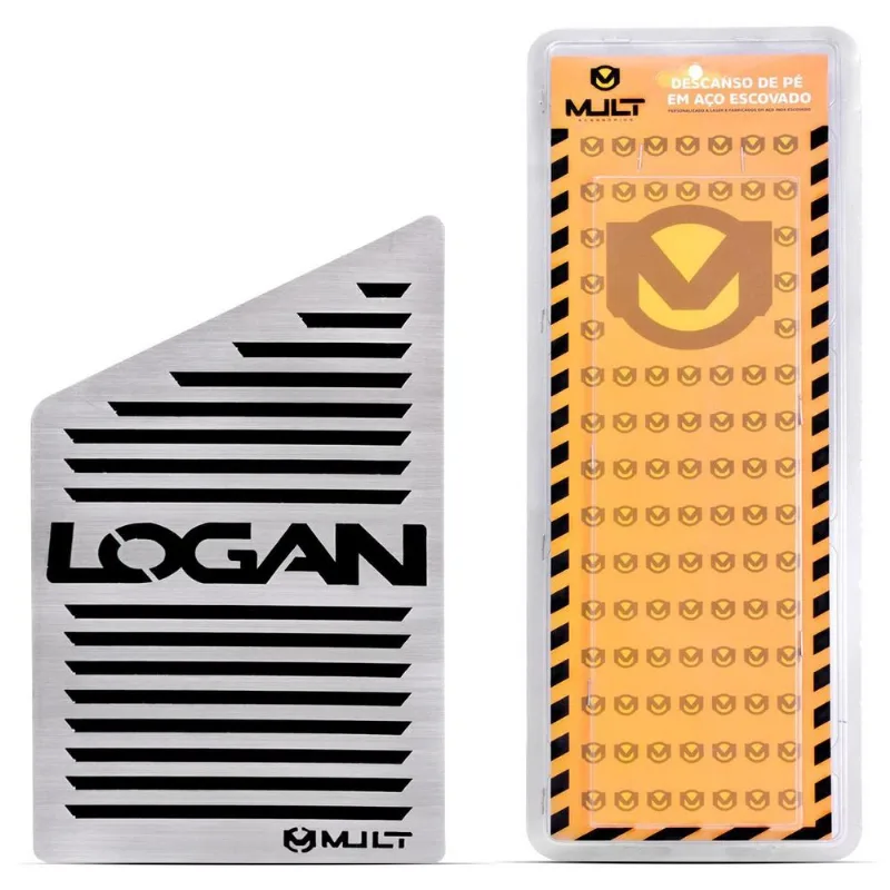 Descanso De Pe Mult Baixo Relevo Aço Inox Logan 2018 2019