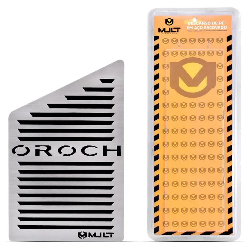Descanso De Pe Mult Baixo Relevo Aço Inox Duster Oroch 2021