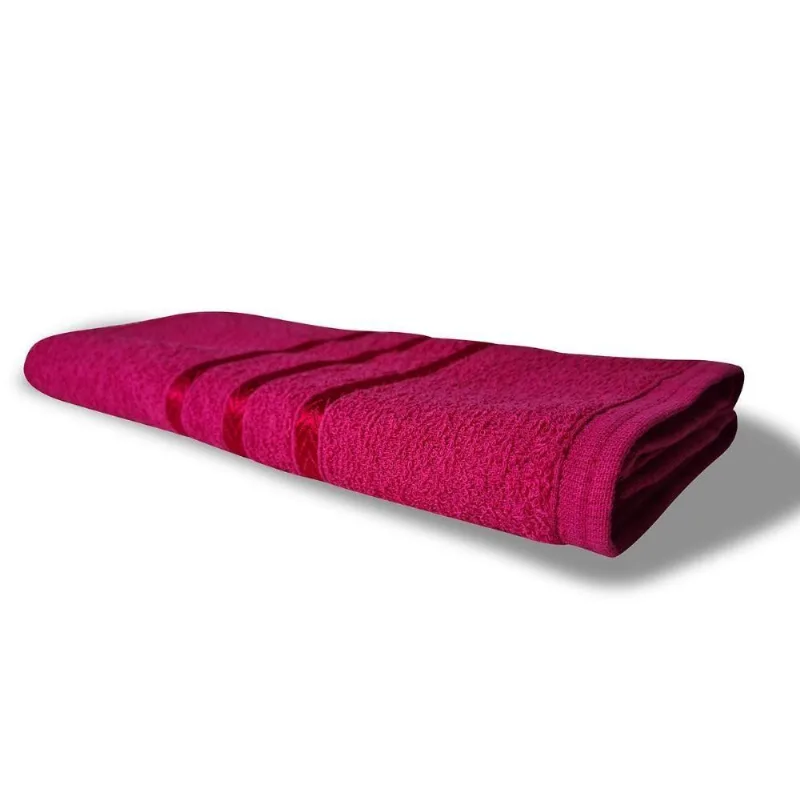 Toalha De Banho Grande Verona 230g-m 100% Algodão 70x125cm Rosa