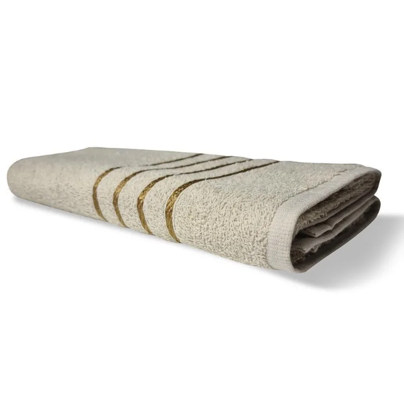 Toalha De Rosto Grande Verona 230g-m 100% Algodão 45x70 Cm Bege