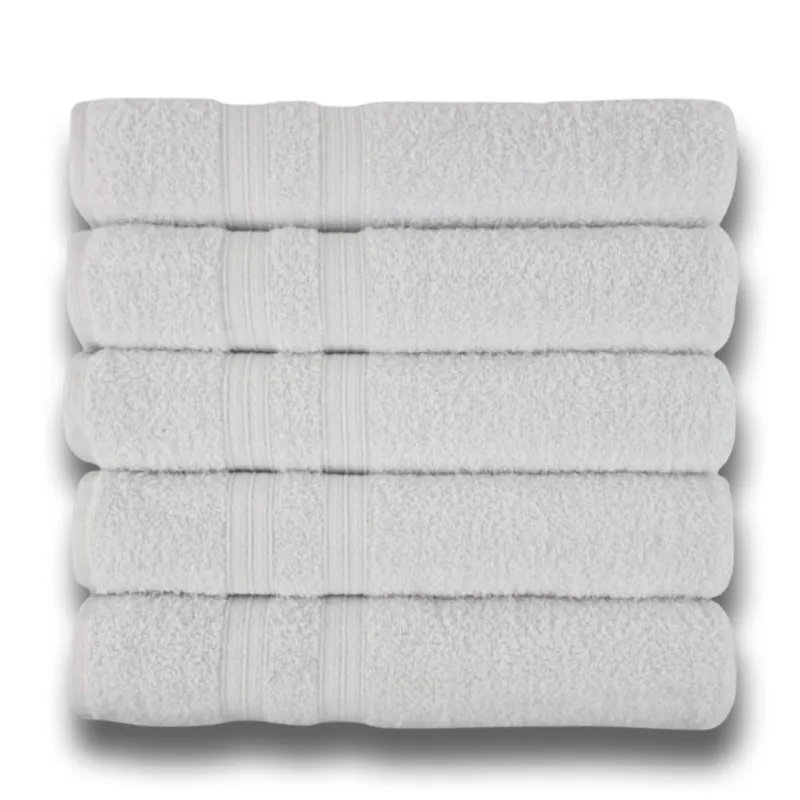 Kit Hotel 5 Toalhas Super Grossa E Felpuda 80x150cm Beka Branco