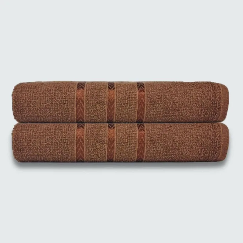 Toalhas P- Secar Pet 2 Peças Beka 70x125 Cm 100% Algodão Marrom