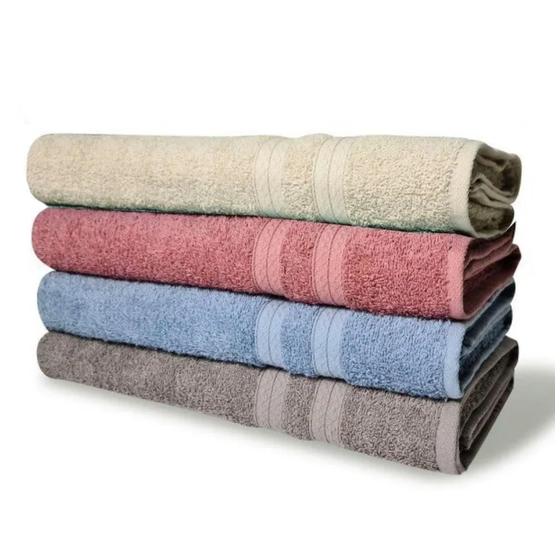 Kit 4 Toalhas De Banho 430g/m² Grande Super Grossa 80x150cm Itália Soft