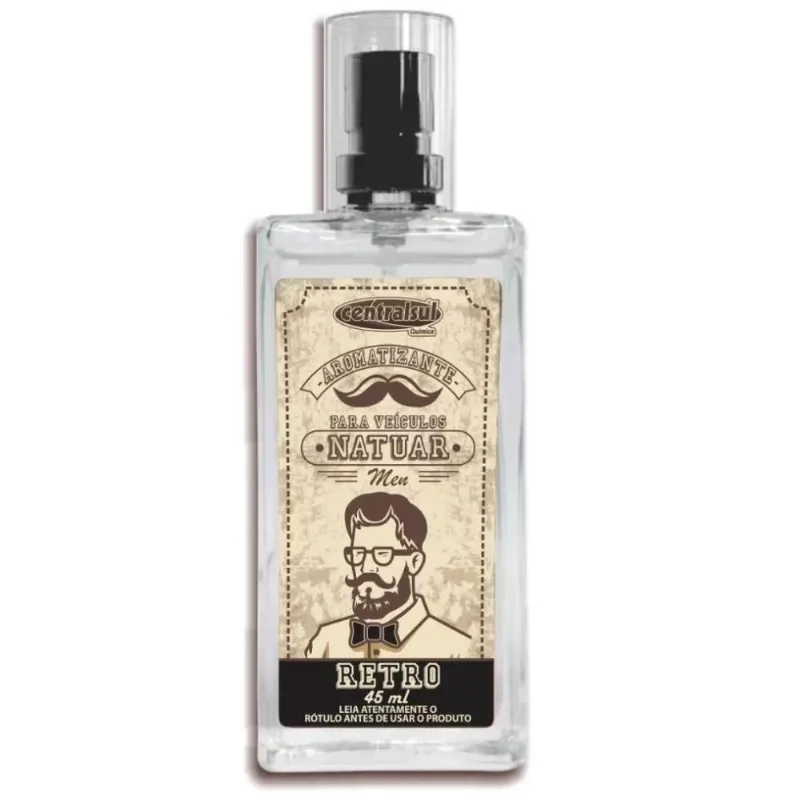 Aromatizante Automotivo De Spray Centralsul Aroma Retro Men
