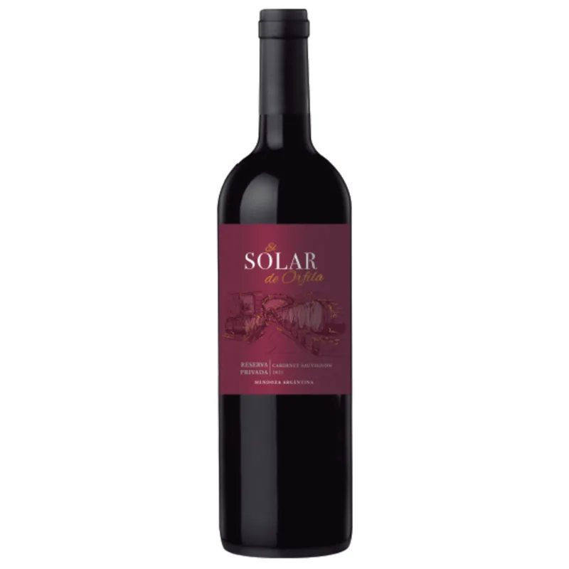 Vin Arg Solar Orfila Rsv 750ml- Cabernet Sauvig Vinho Argentino Solar Orfila Reserva Cabernet Sauvig 750ml