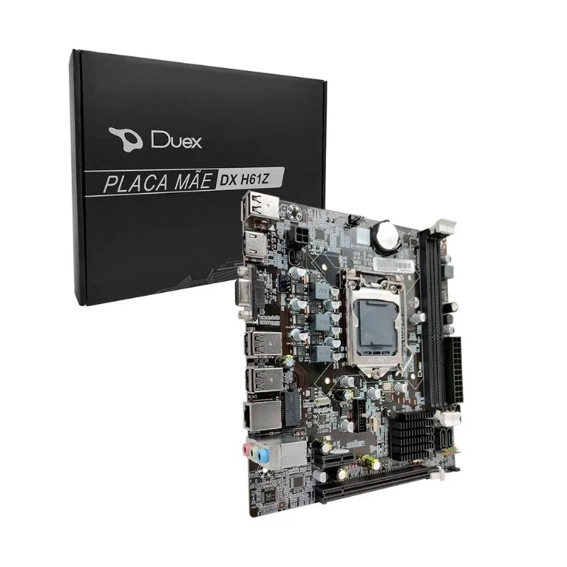 Placa Mãe Duex Dx H61z, Intel 2º/3º Geração, Ddr3, Socket Lga1155