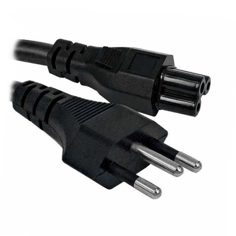 Cabo de Força Tripoplar para Notebook F3, Preto, 1,50M