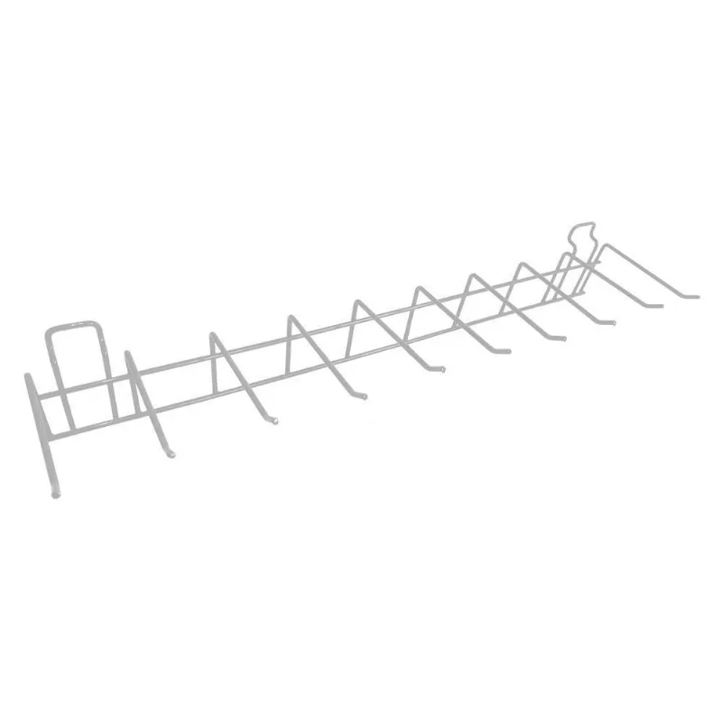 Expositor De Cinto p- Painel c- 10 Ganchos 60cm Branco