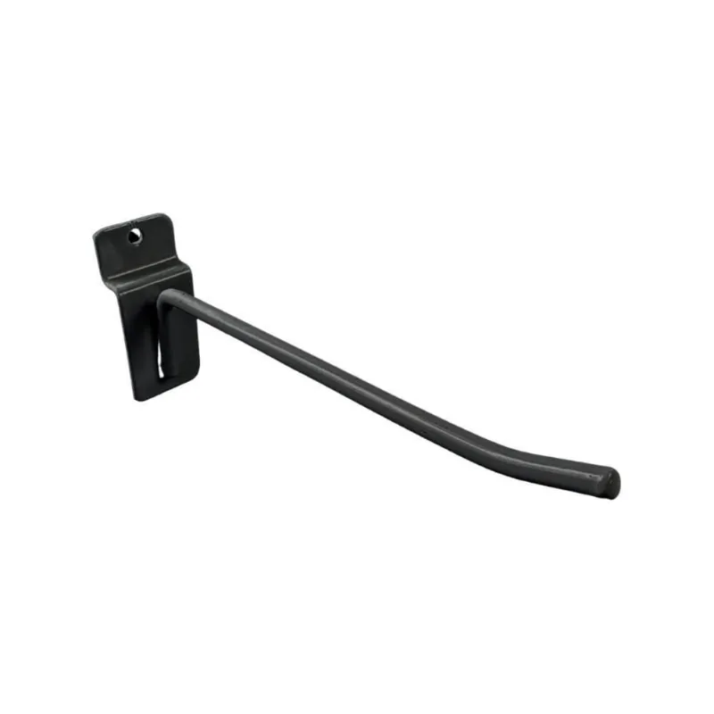 20 Gancho Para Painel Canaletado 15cm Arame 5mm Preto