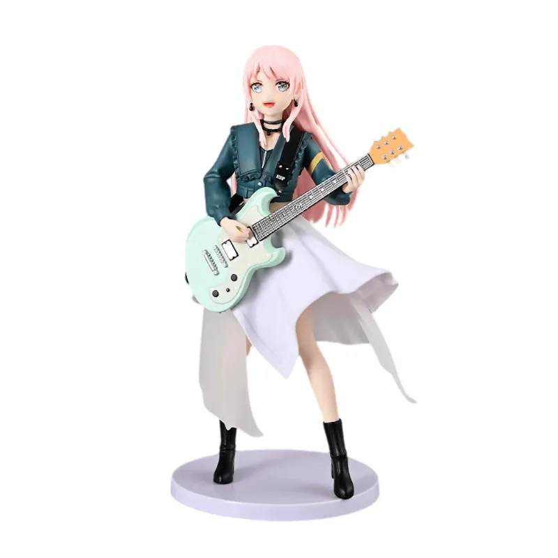 Figura De Anime Bang Dream Chihaya Anon, Guitarra, 23 Cm, Pvc