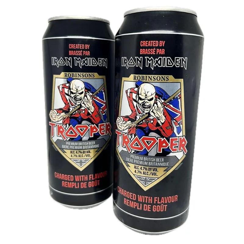 Kit 2 Cerveja Trooper Inglaterra Iron Maiden 500Ml