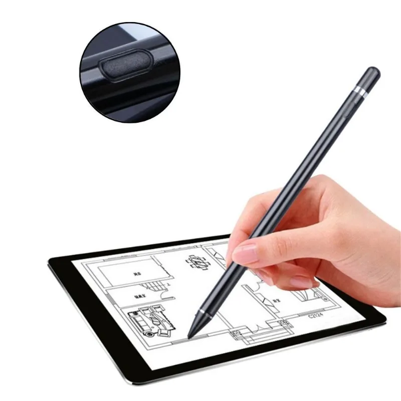 Caneta Touch Fina Stylus Para Tablet Amazon Fire Hd 8 (2020)