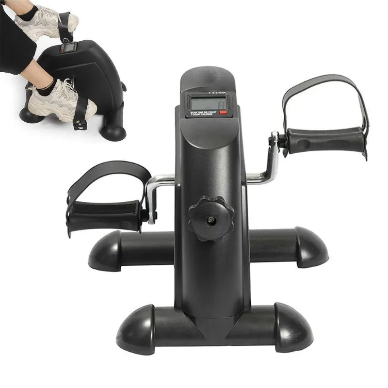 Mini Bike Bicileta Ergometrica Fisioterapia Pilates Monitor Digital Exercicio Braço Perna Atividade Fisica Simulador Portatil Resistente