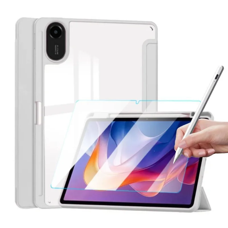 Case Acrílico Para Tablet Redmi Pad 2 11 + Stylus + Película