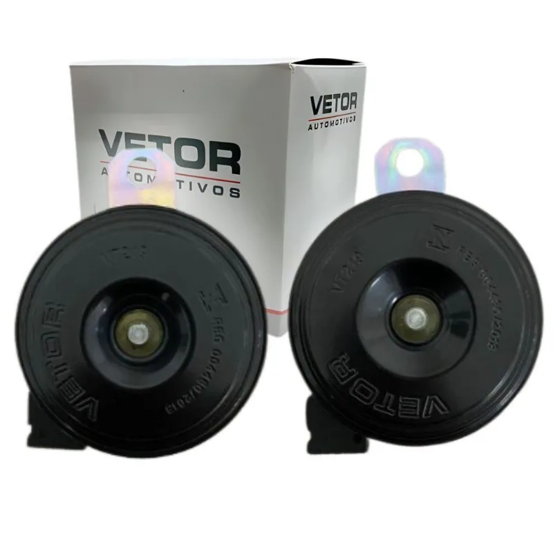 Buzina Dupla Para Yaris Todos Com Conector E Suporte