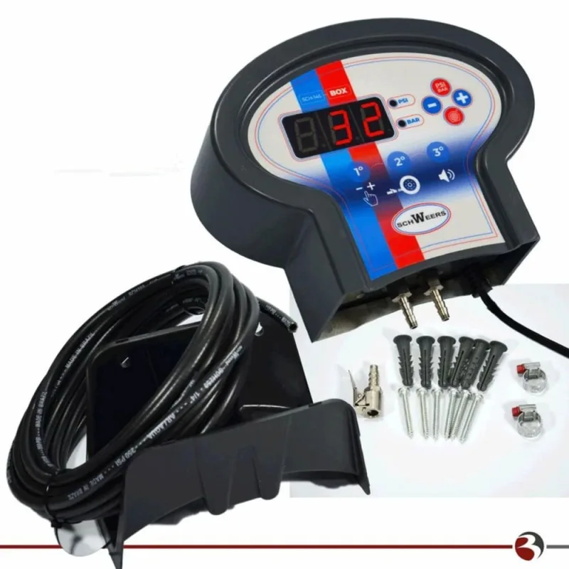 Calibrador De Pneus Eletronico Digital 145Psi Schweers Box - Não Disponível - Automotivo