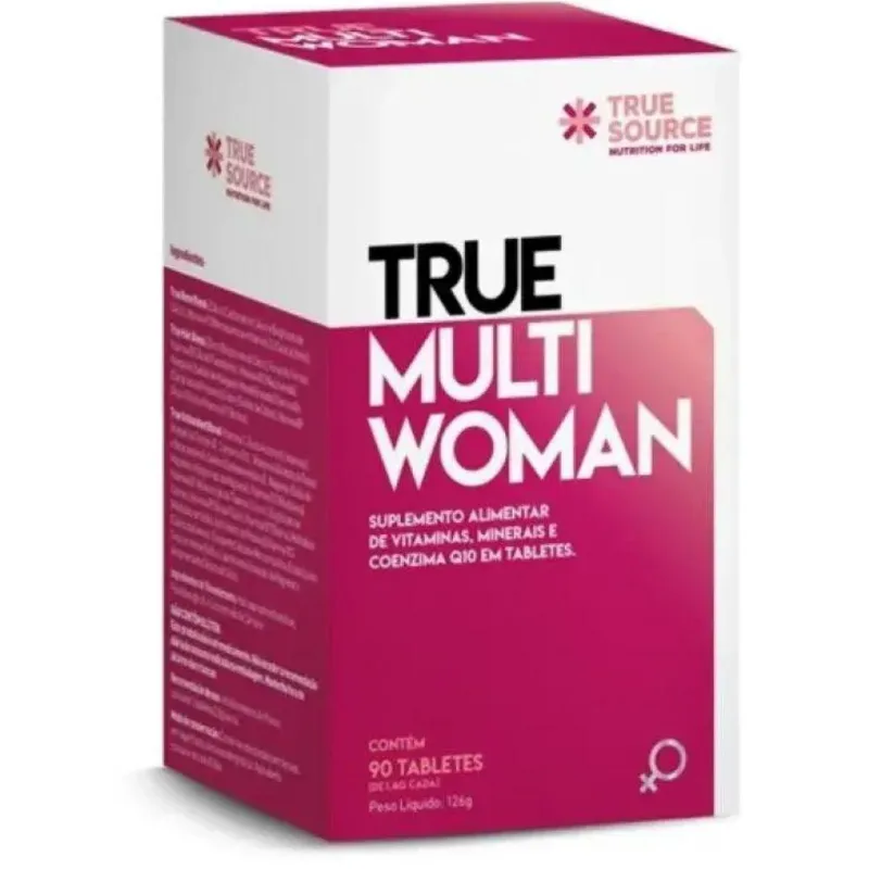Multivitaminico Minerais Mulher 90 Tabs - True Source