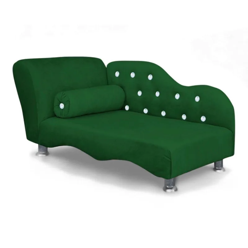 Caminha Divã Loja Sheep Mini Poltrona para Cães e Gatos Pequeno Porte Veludo Verde 1 Unidade - OUTRAS - Pet Shop