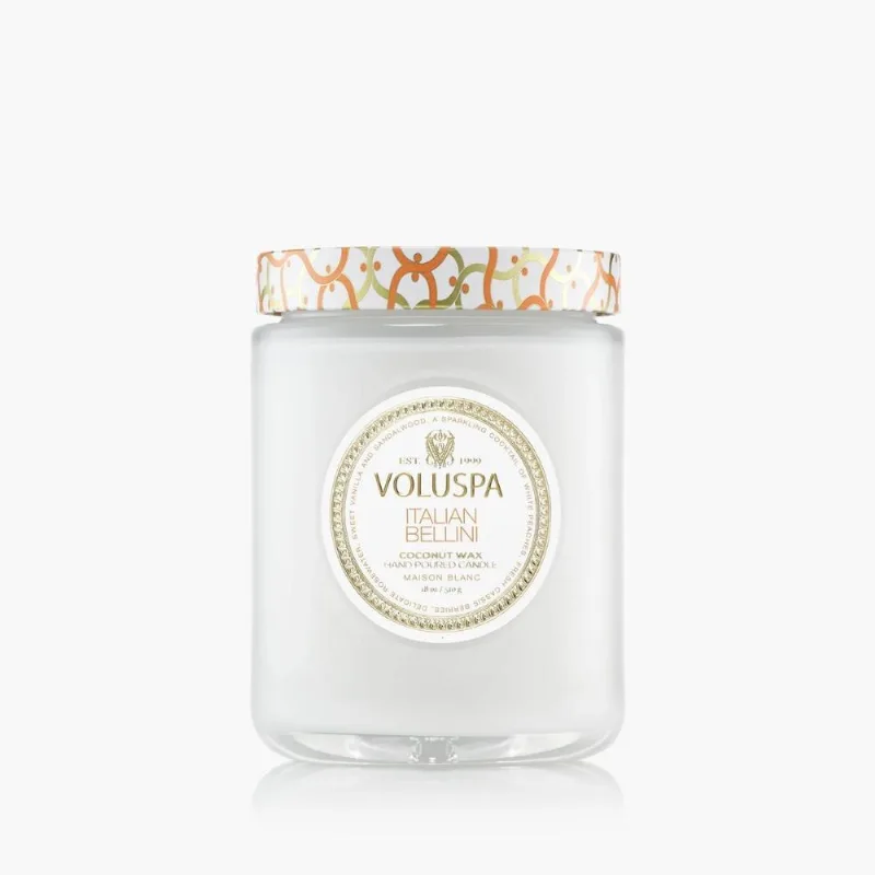Vela Voluspa Maison Blanc 510g 100h Luxo Perfumada