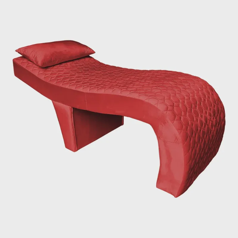 Maca Estética Ergonomica Metalassê Inclinada 80 Cm Bege