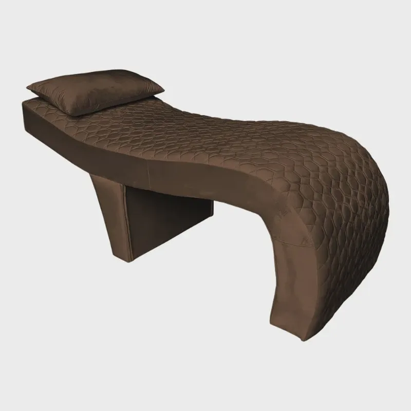 Maca Estética Ergonomica Metalassê Inclinada 80 Cm Bege