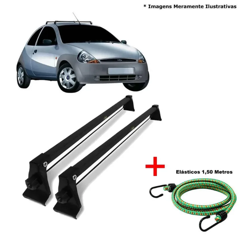 Rack De Teto Vhip Ford Ka 1997 A 2007 E 1 Elastico Corda