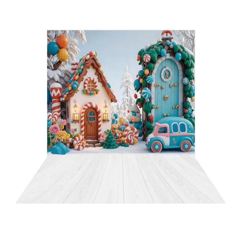 Fundo Fotográfico Dia Das Crianças Casinha Tecido 2,20M X
