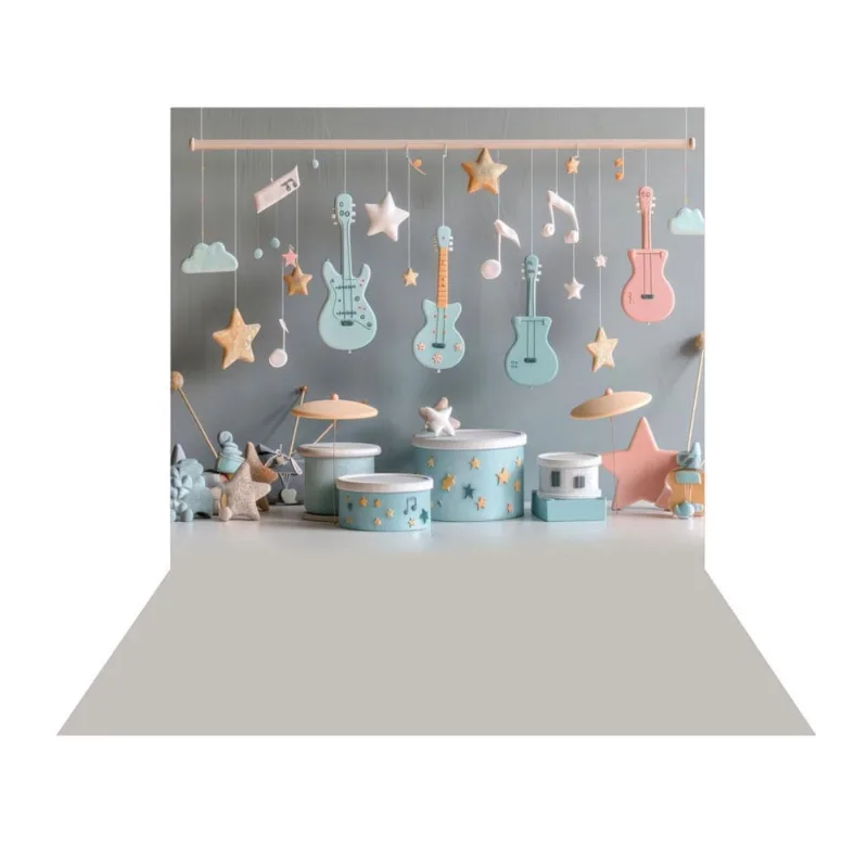 Fundo Fotográfico Musica Dia Das Crianças Tecido 2,20M X