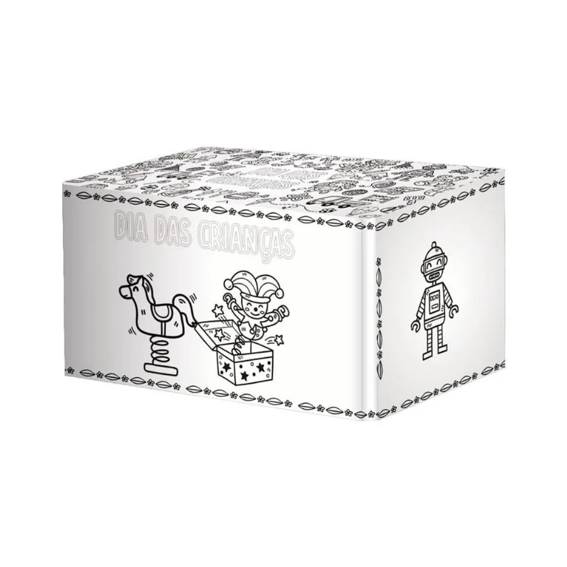 Capa De Mesa Dia Das Crianças Para Colorir Em Tecido